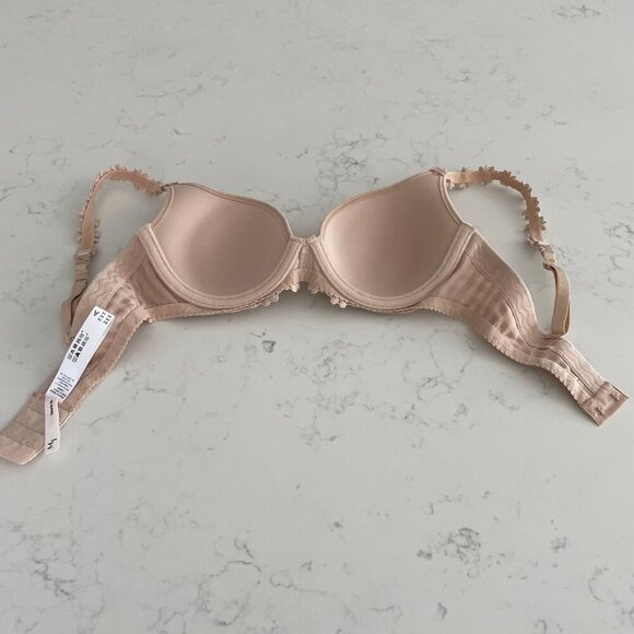 Marie Jo Avero Heart Shaped Padded Wireless Bra Cafe au Lait Sz 34A NWOT - Picture 7 of 13